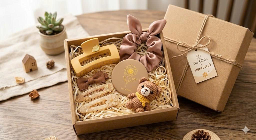 set quà tặng mệnh Mộc dễ thương